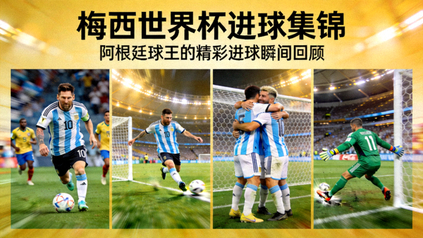 梅西世界杯进球集锦 - 阿根廷球王的精彩进球瞬间回顾
