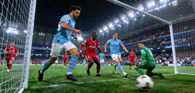 英超联赛高清直播画面 - 曼城对阵利物浦的精彩比赛